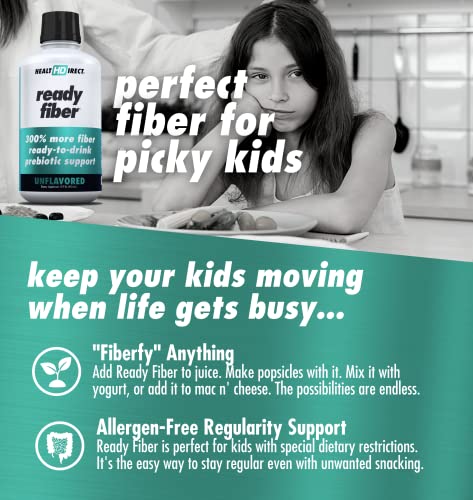 HEALTH DIRECT - Ready Fiber - Suplemento Líquido de Fibra Prebiótica para Mujeres, Hombres y Niños - 15 Fl Oz - 15-30 Porciones, Sin Sabor - Más - imagen 4