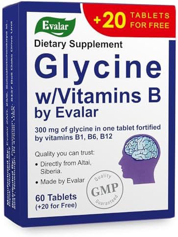 Glycine Forte Evalar 60 Tabletas - Suplemento para el Bienestar Mental - imagen 1
