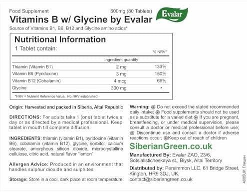 Glycine Forte Evalar 60 Tabletas - Suplemento para el Bienestar Mental - imagen 5