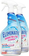 Limpiador para Ducha, Bañera y Azulejos Clean-X Eliminate - 32 fl oz - Elimina residuos de jabón y minerales de agua dura - UNELKO Invisible Shield - imagen 1