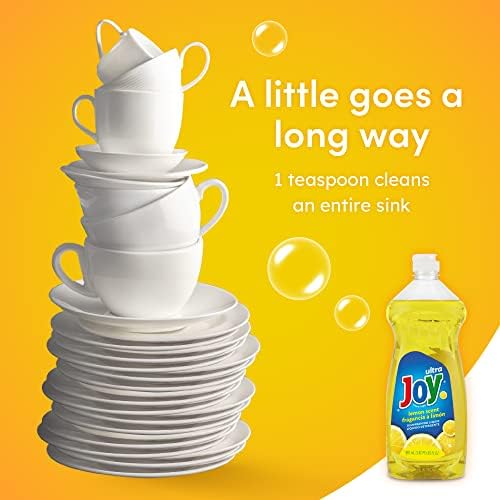 Jabón Líquido para Trastes JOY Ultra - Jabón Ultra Concentrado - Paquete de 3 - Aroma a Limón - 30 Fl. Oz cada uno - imagen 4