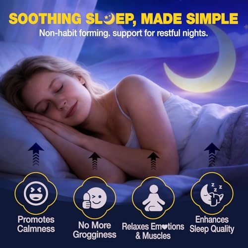 Gomitas de Glycine para Dormir, Suplementos de 3g con NAC, Magnesio, L-Theanina, GABA, L Triptófano, B6, Sin Melatonina, Sin Azúcar, Veganas, Sabor - imagen 4