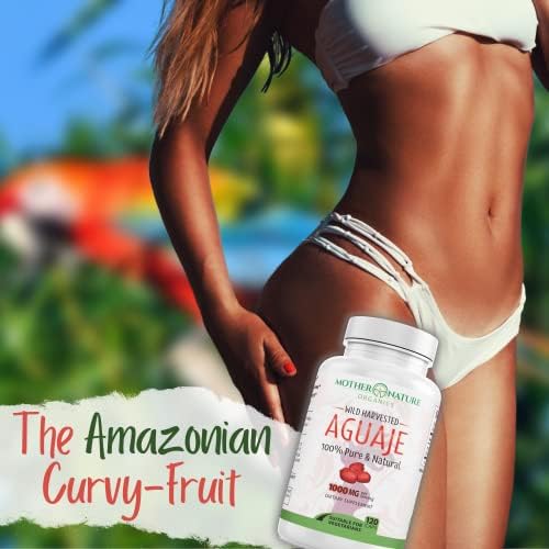 Cápsulas Aguaje Curves de Mother Nature para Mujeres, 1000mg (120ct), Aguaje Natural de Perú para Salud Femenina, Balance Hormonal y Mejora de - imagen 5