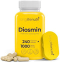 Diosmina 1000mg Fórmula Avanzada - 240 Cápsulas para Apoyo a la Salud Circulatoria, Suministro para 4 Meses, No GMO, Hecho en EE. UU. - Suplemento - imagen 1