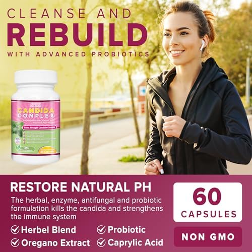 Complejo de Candida Cyrixs Health | Refuerza tu Sistema Inmunológico | Limpieza Natural del Intestino con Hierbas, Antifúngicos, Enzimas y - imagen 4