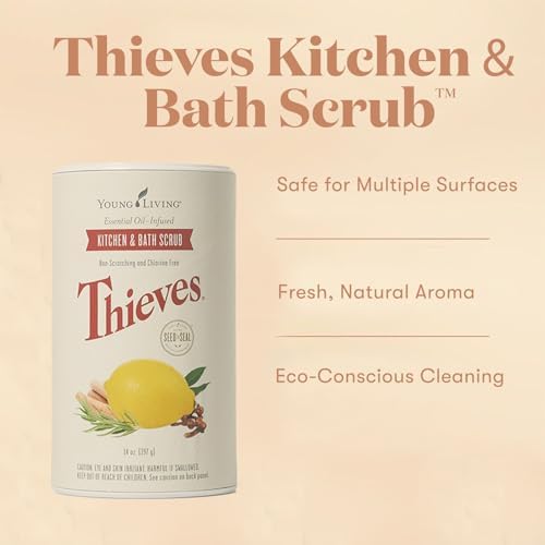 Limpiador en Pasta Young Living Thieves para Cocina y Baño | 14 Oz | Fórmula de Limpieza a Base de Plantas | Efectivo contra Grasa y Suciedad | - imagen 3