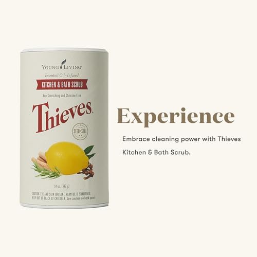 Limpiador en Pasta Young Living Thieves para Cocina y Baño | 14 Oz | Fórmula de Limpieza a Base de Plantas | Efectivo contra Grasa y Suciedad | - imagen 5