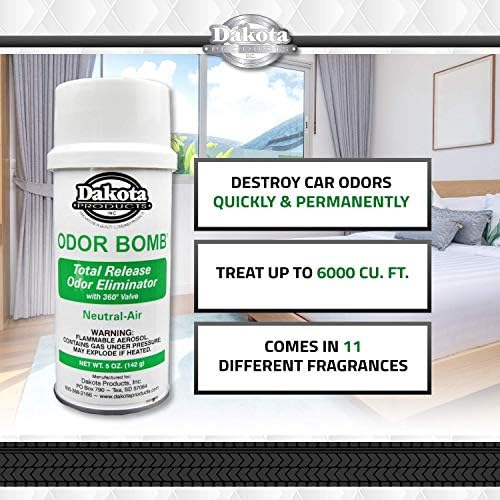 Bomba de Olores Eliminadora de Olores para Hogar y Auto, Desodorante de Auto y Eliminador de Olores, Liberación Total, 5 oz, Paquete de 3 - imagen 2