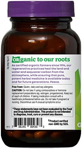 Suplemento Herbal Orgánico Black Cohosh de Oregon's Wild Harvest, 90 Cápsulas - imagen 3