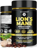 Cápsulas Orgánicas de Lion's Mane de KEY ELEMENTS con Aceite MCT para Apoyo Cerebral y Enfoque Relajado - Extracto de Lion's Mane con Ashwagandha y - imagen 1