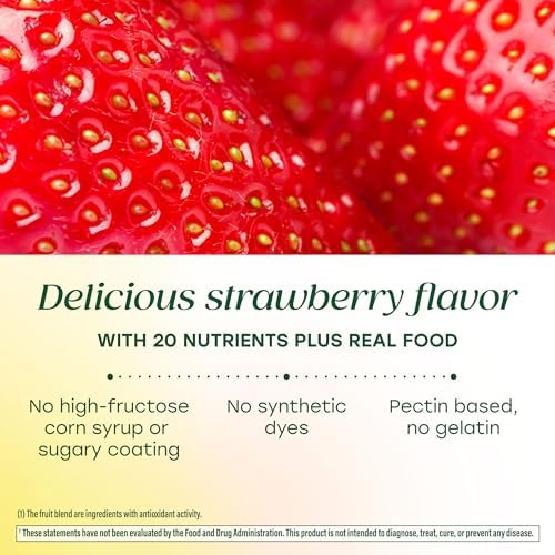 Gomitas Multivitamínicas MegaFood para Mujeres - Soporte para Cerebro, Corazón e Inmunidad - Vitamina C, Magnesio, D3, Folato, Biotina y Zinc - 90 - imagen 5