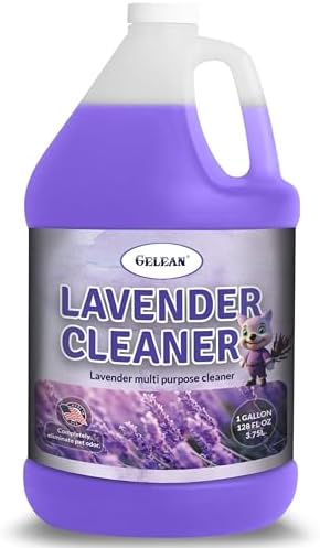 Limpiador y Desodorante Multiusos GELEAN Lavanda - HECHO EN EE. UU. - Concentrado Limpiador de Lavanda - Eliminador de Olores para Pisos 128oz - imagen 1