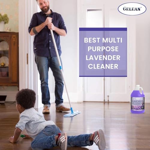 Limpiador y Desodorante Multiusos GELEAN Lavanda - HECHO EN EE. UU. - Concentrado Limpiador de Lavanda - Eliminador de Olores para Pisos 128oz - imagen 7