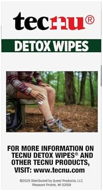 Toallitas Detox Tecnu, 18 piezas. Toallitas grandes para aliviar la hiedra venenosa, eliminan el aceite causante de erupciones, sin agua, también - imagen 6