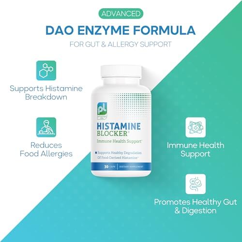 Suplemento DAO Histamine Blocker – Fórmula Avanzada de Enzima DAO y Vitamina C para Soporte Digestivo e Intolerancia a la Histamina – 30 Cápsulas - imagen 8