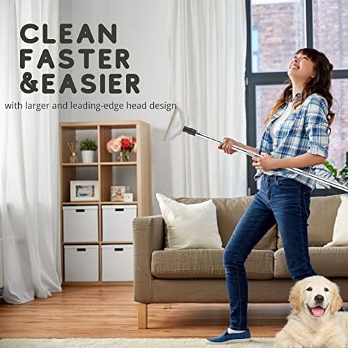 HIMODA Removedor de Pelo para Mascotas, Rastrillo Ajustable para Alfombras, Cepillo Potente para Eliminar Pelo de Perro y Gato, Herramienta - imagen 7