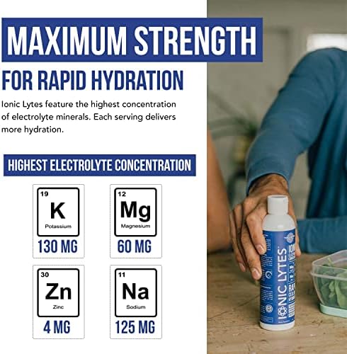 Concentrado de Electrolitos Ionic Lytes (96 Porciones) | Gotas de Electrolitos Sin Azúcar, Keto, Hidratación Rápida | 30% Más Potasio, Magnesio y - imagen 3