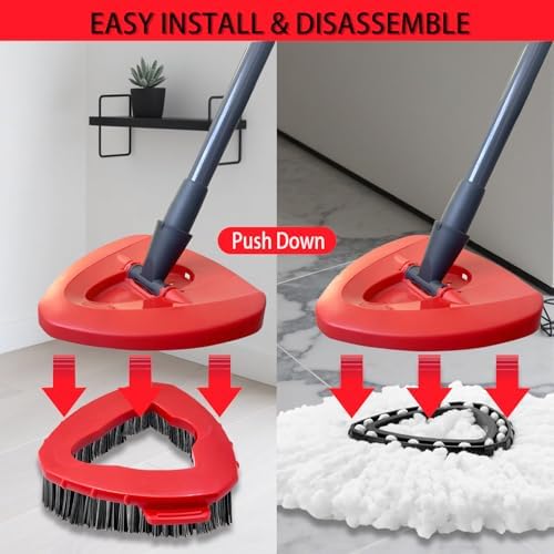 Paquete de 7 Cabezas de Repuesto para Mopas Ocedar EasyWring 1 Tanque, Refill de Microfibra para Limpieza Profunda, Lavables a Máquina, Fáciles de - imagen 5