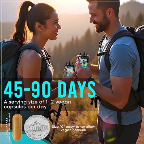 Combo Adndale SeaMoss y Shilajit - Paquete de Musgo Marino y Shilajit con Cápsulas de Lion's Mane, CoQ10 y Rhodiola Rosea - 90 Cápsulas - imagen 7