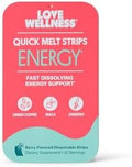 Love Wellness Energy* Tiras de Disolución Rápida - Soporte Energético con Cafeína Natural y Botánicos - Promueve el Enfoque y la Alerta* - Sin Agua - imagen 1