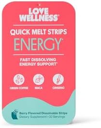 Love Wellness Energy* Tiras de Disolución Rápida - Soporte Energético con Cafeína Natural y Botánicos - Promueve el Enfoque y la Alerta* - Sin Agua - imagen 1