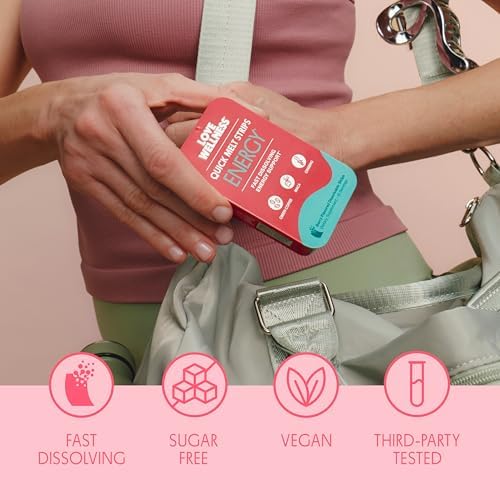 Love Wellness Energy* Tiras de Disolución Rápida - Soporte Energético con Cafeína Natural y Botánicos - Promueve el Enfoque y la Alerta* - Sin Agua - imagen 5