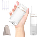 Hilo Dental Portátil Novalgie, Irrigador Oral Mini Inalámbrico con Tanque Telescópico de 180ML, 3 Modos y 5 Boquillas, IPX7, Limpiador de Dientes - imagen 1