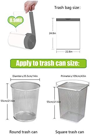 Bolsa de Basura Besli de 10 Galones con Cuerda, 0.9 Mil, Paquete de 90 Unidades - imagen 7