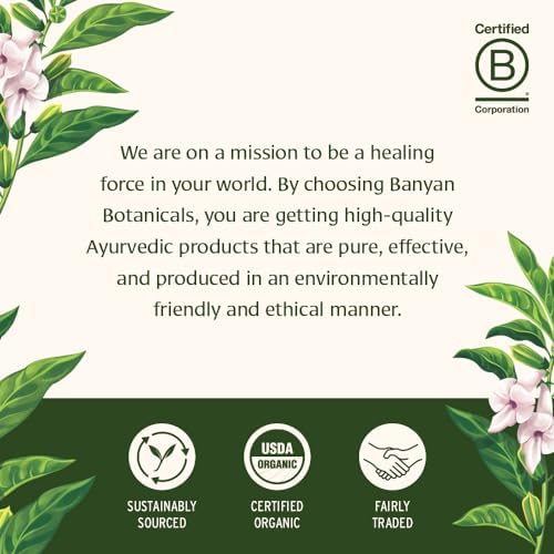 Banyan Botanicals Suplemento Orgánico para Limpiar la Sangre – Piel Clara con Neem y Manjistha – Detox Natural del Hígado y Drenaje Linfático – 90 - imagen 7