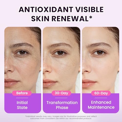 Glutatión Liposomal 500mg, Apoyo Nocturno para Belleza y Hígado con Cardo Mariano, Ácido Alfa Lipoico y Astaxantina | Complejo Antioxidante 15-en-1 - imagen 7