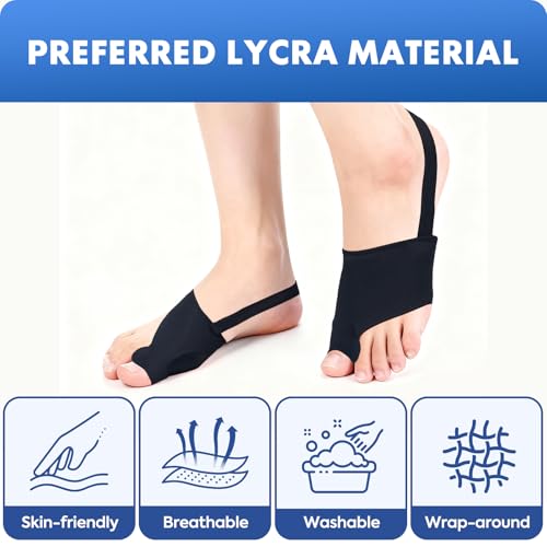 Corrector de Juanetes QCCL 2 Piezas para Mujeres y Hombres con Splint y Almohadillas para Alivio del Dolor de Hallux Valgus y Enderezador de Dedo - imagen 4