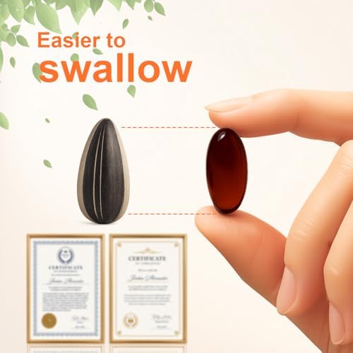 ACEITE DE SEMILLA DE CALABAZA PREMIUM ESTHFGPSV con Saw Palmetto 3000mg en Cápsulas Blandas | Aceite Virgen Prensado en Frío | 300 Cápsulas para - imagen 7