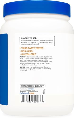 Nutricost Cloruro de Magnesio (2 LBS) - Libre de Gluten, Vegetariano, No OGM - imagen 4