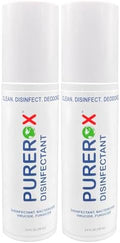 Desinfectante PUREROX (100ml, 2pk) Aprobado por TSA, tamaño de viaje. Elimina 99.9999% de virus, bacterias y hongos. Grado hospitalario. Sin - imagen 1