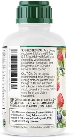 Multivitamínico Líquido Sin Azúcar - Multi Vitaminas Diarias para Mujeres, Hombres y Niños, Vitaminas A, C, D, B-12, Biotina y Zinc - Apoya el - imagen 8