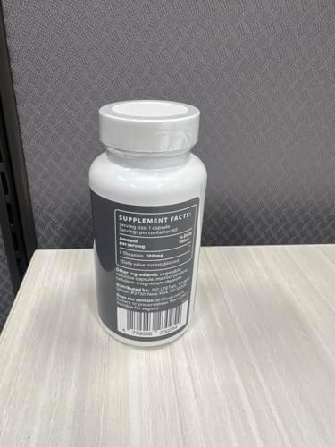 L-Theanina 200mg – Suplemento Aminoácido de Alta Potencia de Hojas de Té Verde – No GMO, Vegano – 60 Cápsulas Veganas - imagen 3
