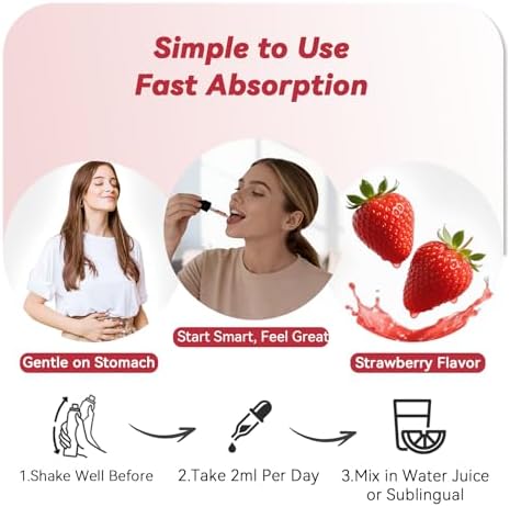 Gotas Líquidas Sinbióticas Probioticas y Prebióticas 3 en 1, 60 Mil Millones CFU, 10 Cepas con Inmunidad Tributirina para Salud Digestiva y Apoyo - imagen 7