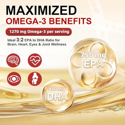 ZEBORA Aceite de Pescado Triple Omega 3-6-9 2000mg - Alta Potencia con Vitamina D3 y Astaxantina, Apoyo para Corazón, Cerebro e Inmunidad - 60 - imagen 4