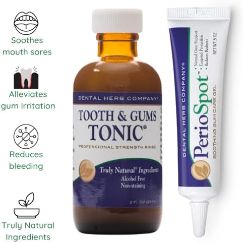 Kit para Cuidado de Llagas Bucales y Encías – Alivio Natural para Llagas, Irritación y Malestar | Sin Alcohol, a Base de Plantas | Dental Herb Company - imagen 2