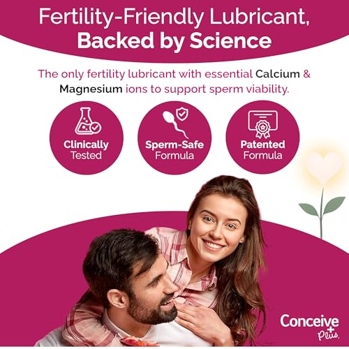 Lubricante Fertilidad CONCEIVE PLUS para Parejas que Quieren Concebir | Lubricante a Base de Agua con 8 Aplicadores Pre-Llenos - imagen 2