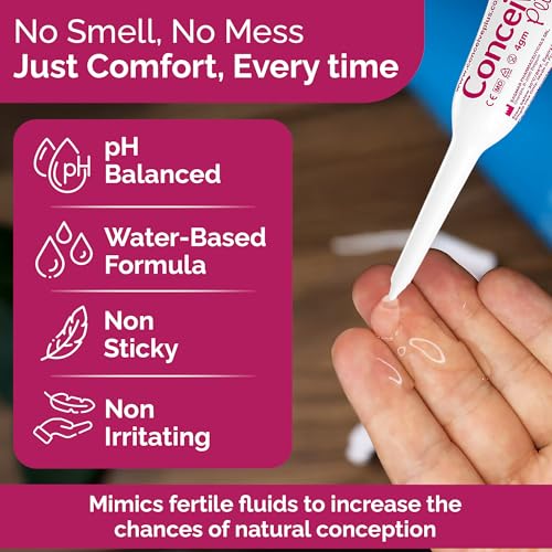 Lubricante Fertilidad CONCEIVE PLUS para Parejas que Quieren Concebir | Lubricante a Base de Agua con 8 Aplicadores Pre-Llenos - imagen 3
