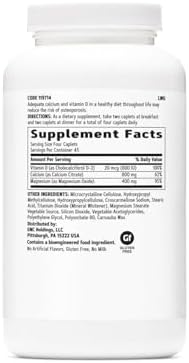 Suplemento GNC Citrato de Calcio Plus 800mg, Apoya la Salud Ósea, 45 Porciones - imagen 2