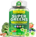 Gomitas Orgánicas Super Greens Diarias + Probióticos, Espirulina, Clorela, Espinaca, Brócoli, Fibra Prebiótica, Champiñón - Ricas en Vitaminas - - imagen 1