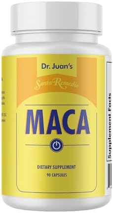 Santo Remedio Maca 750 mg, Suplemento Dietético Vegetariano, Apoya Niveles de Energía Saludables, 90 Cápsulas, Sin Sabores ni Colores Artificiales - imagen 1