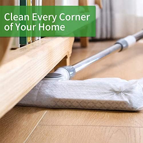Paños de Barrido Secos SUNRRA de 200 Piezas, Compatibles con Swiffer, Eliminación Eficaz de Polvo, Cabello y Caspa, Recargas Secas de 11 x 8.6 - imagen 5
