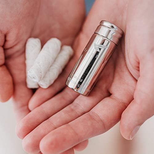 Kit de Hilo Dental de Seda Pura TreeBird - Dispensador Refillable (Acero Inoxidable) + 3×33 yd Recargas de Seda | Con Cera de Candelilla | Sabor Menta - imagen 3