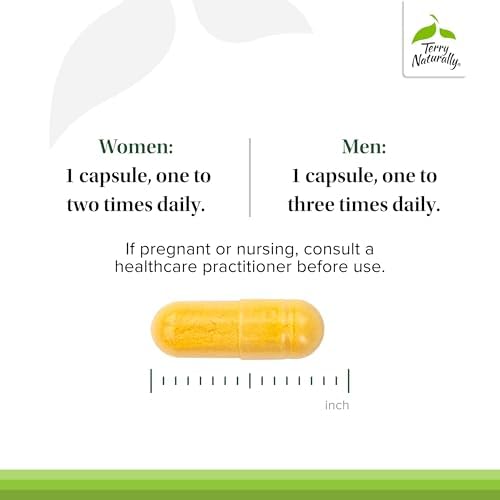 Terry Naturally Cortisol Rescue - 60 Cápsulas Veganas, Sin OGM, Sin Gluten - 60 Porciones - imagen 4