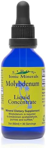 Suplemento Líquido de Molibdeno Eidon Ionic Minerals - Concentrado Iónico en Gotas para Hombres y Mujeres, Sin Azúcares Añadidos, Apoya Procesos - imagen 1