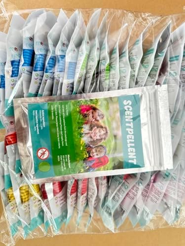 Paquete de 48 Pulseras Repelentes de Mosquitos con 60 Parches Repelentes, Pulseras y Calcomanías Individualmente Envuelta para Camping y Actividades - imagen 8