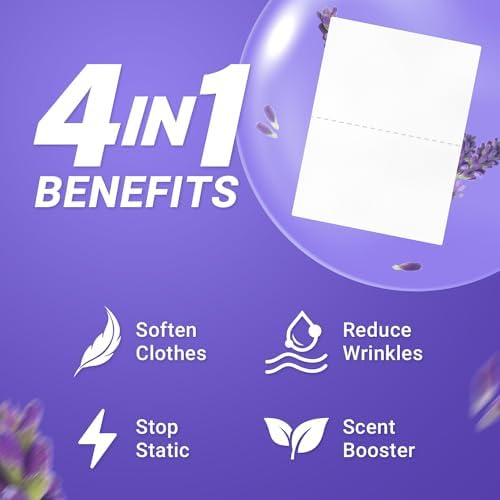 Hojas Suavizantes Soulink para Lavadora, Alternativa a Suavizante Líquido y Cápsulas, Aroma a Lavanda, Hasta 240 Cargas, Sin Plástico - imagen 2
